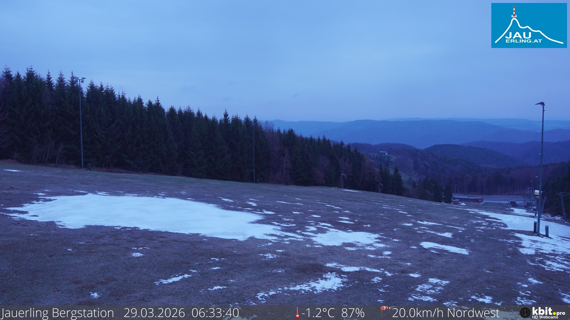 Archiv Foto Webcam Panorama - Bergstation Jauerling