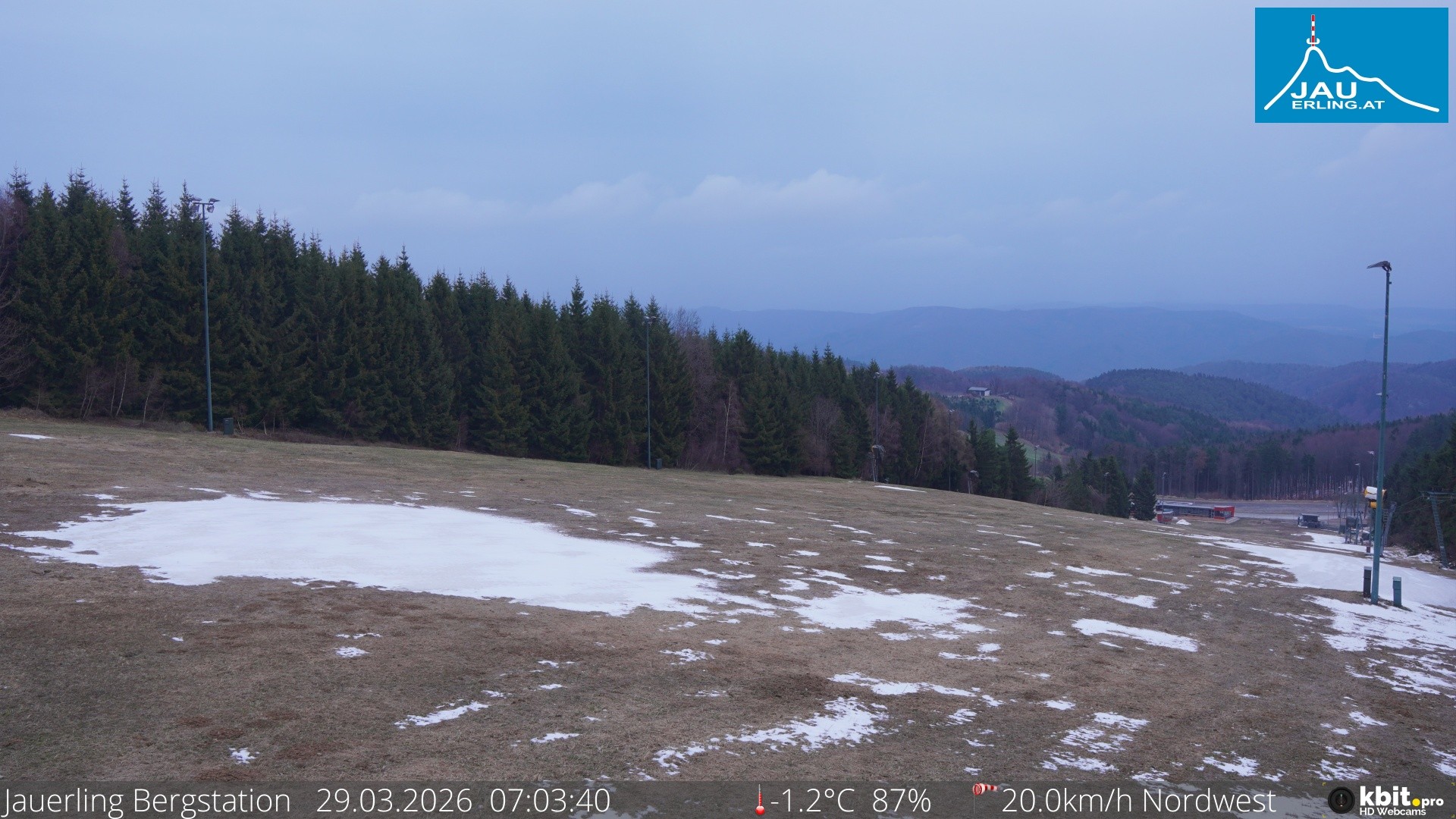 Archiv Foto Webcam Panorama - Bergstation Jauerling