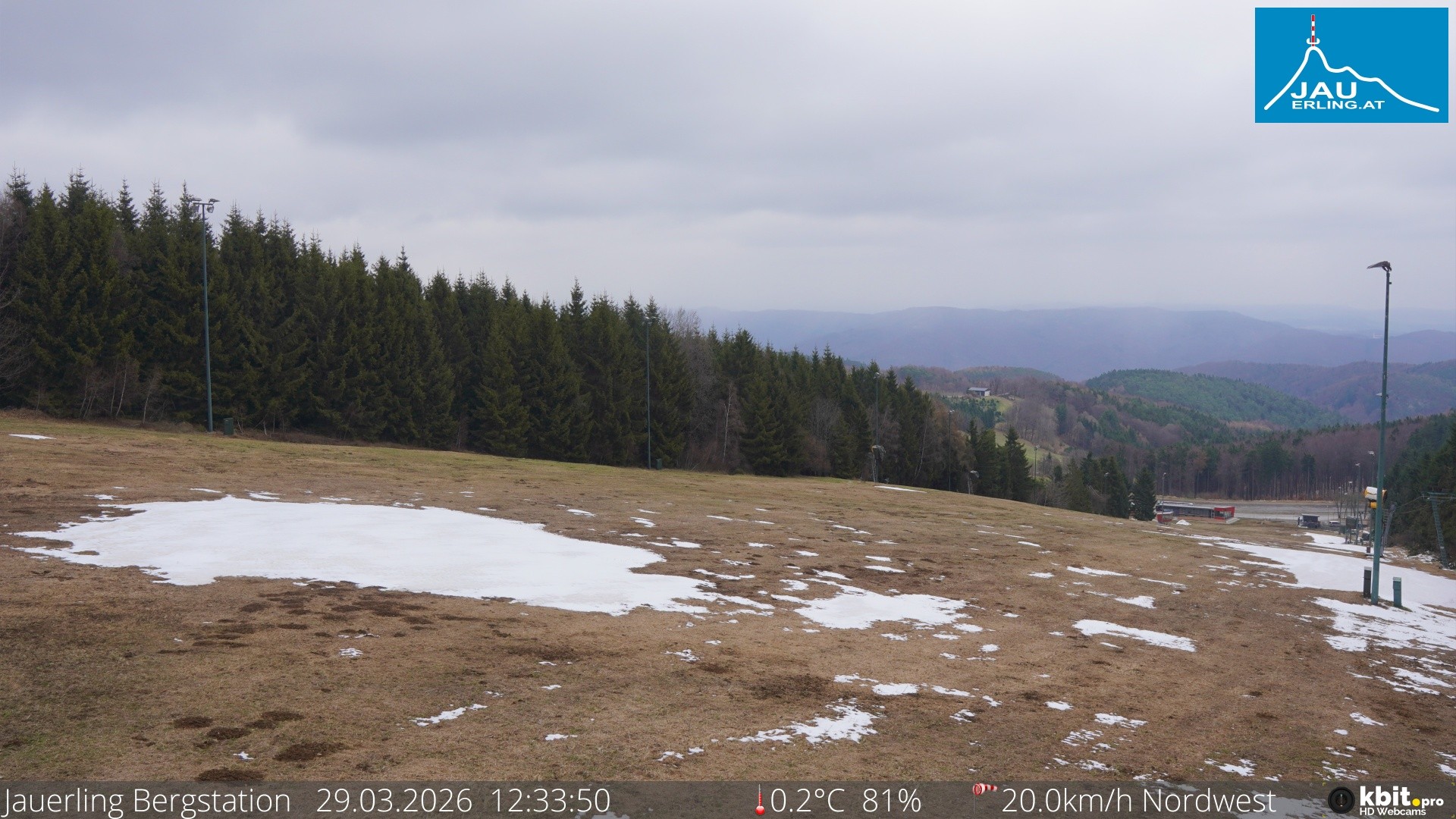 Archiv Foto Webcam Panorama - Bergstation Jauerling