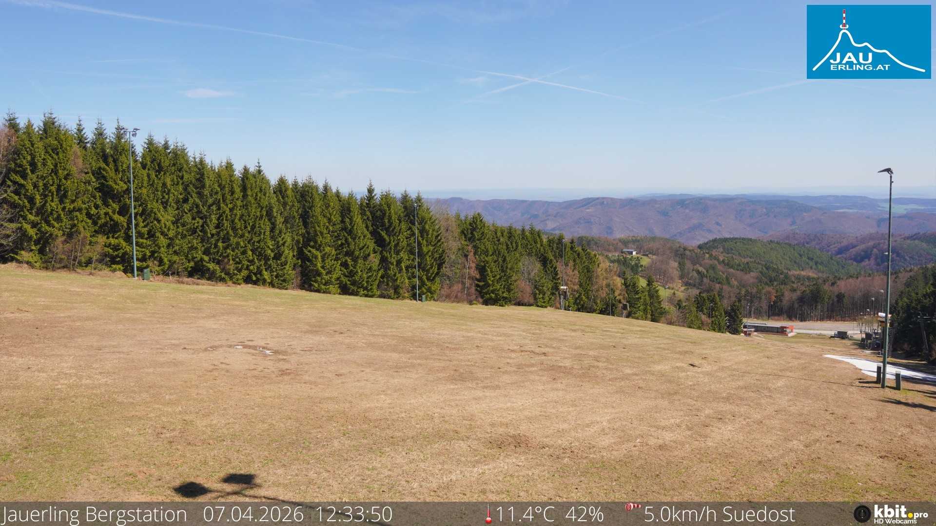 Archiv Foto Webcam Panorama - Bergstation Jauerling