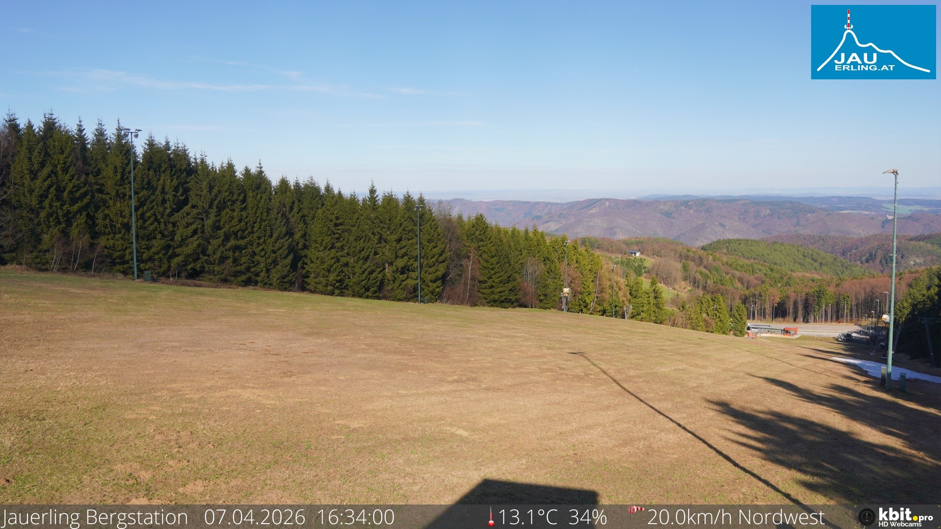 Archiv Foto Webcam Panorama - Bergstation Jauerling