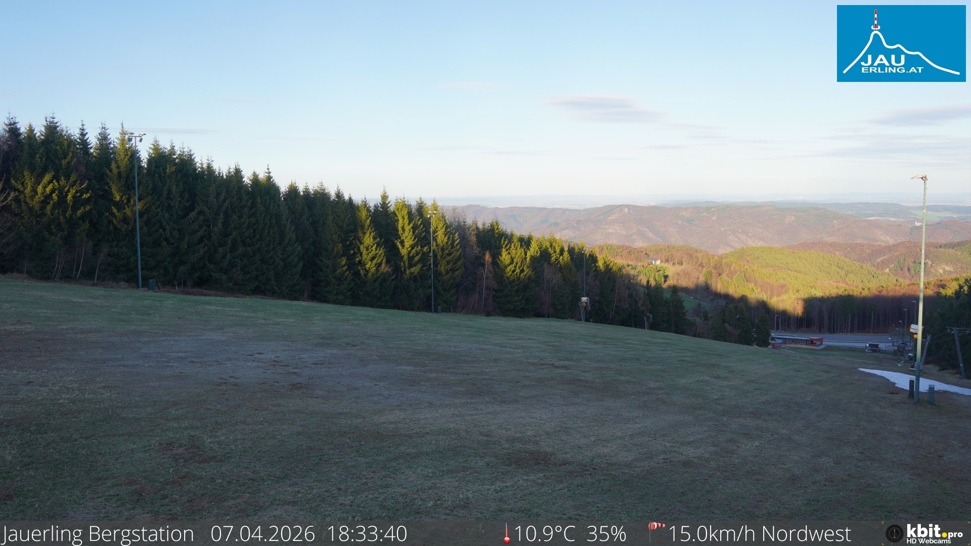 Archiv Foto Webcam Panorama - Bergstation Jauerling