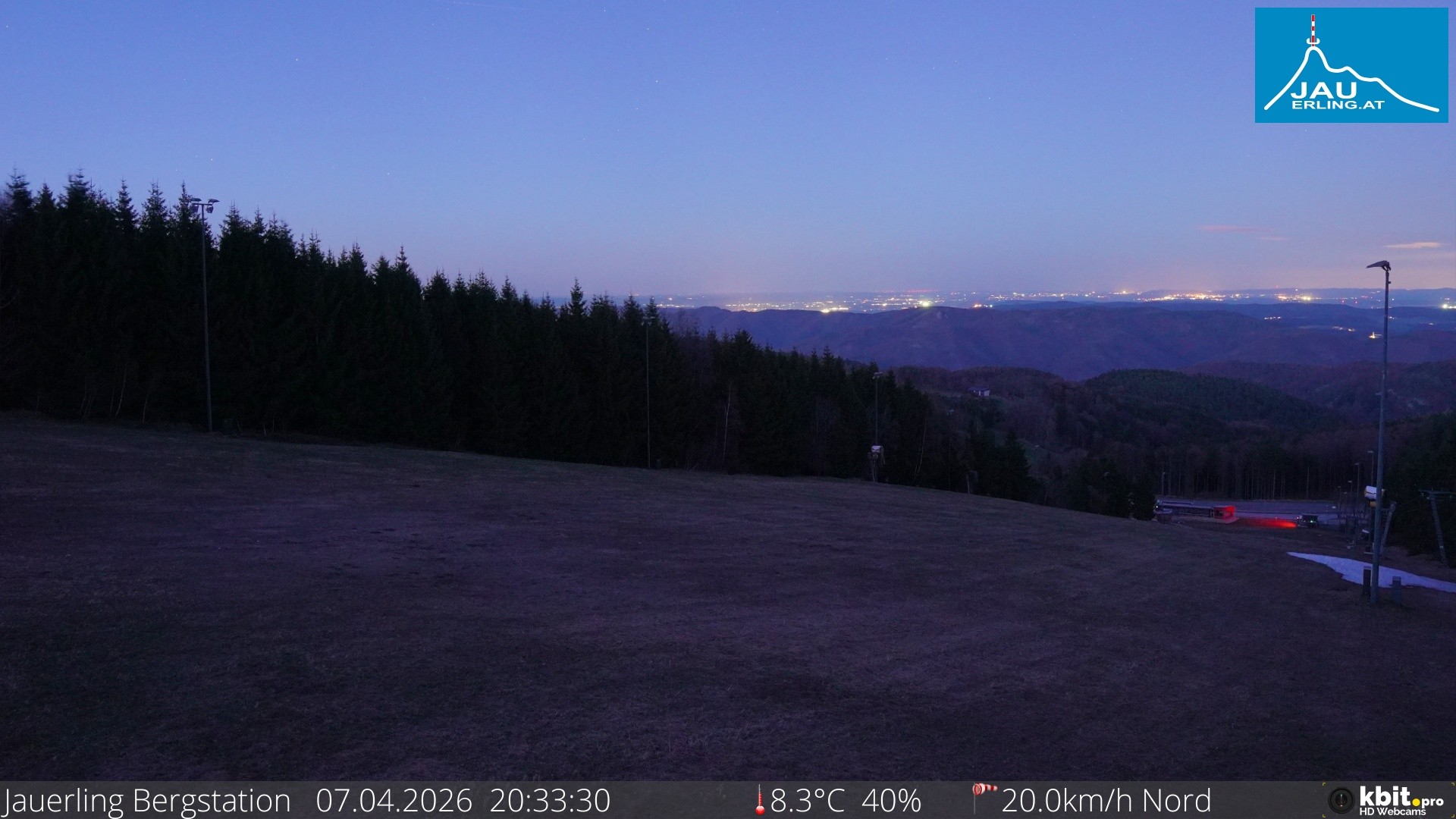 Archiv Foto Webcam Panorama - Bergstation Jauerling