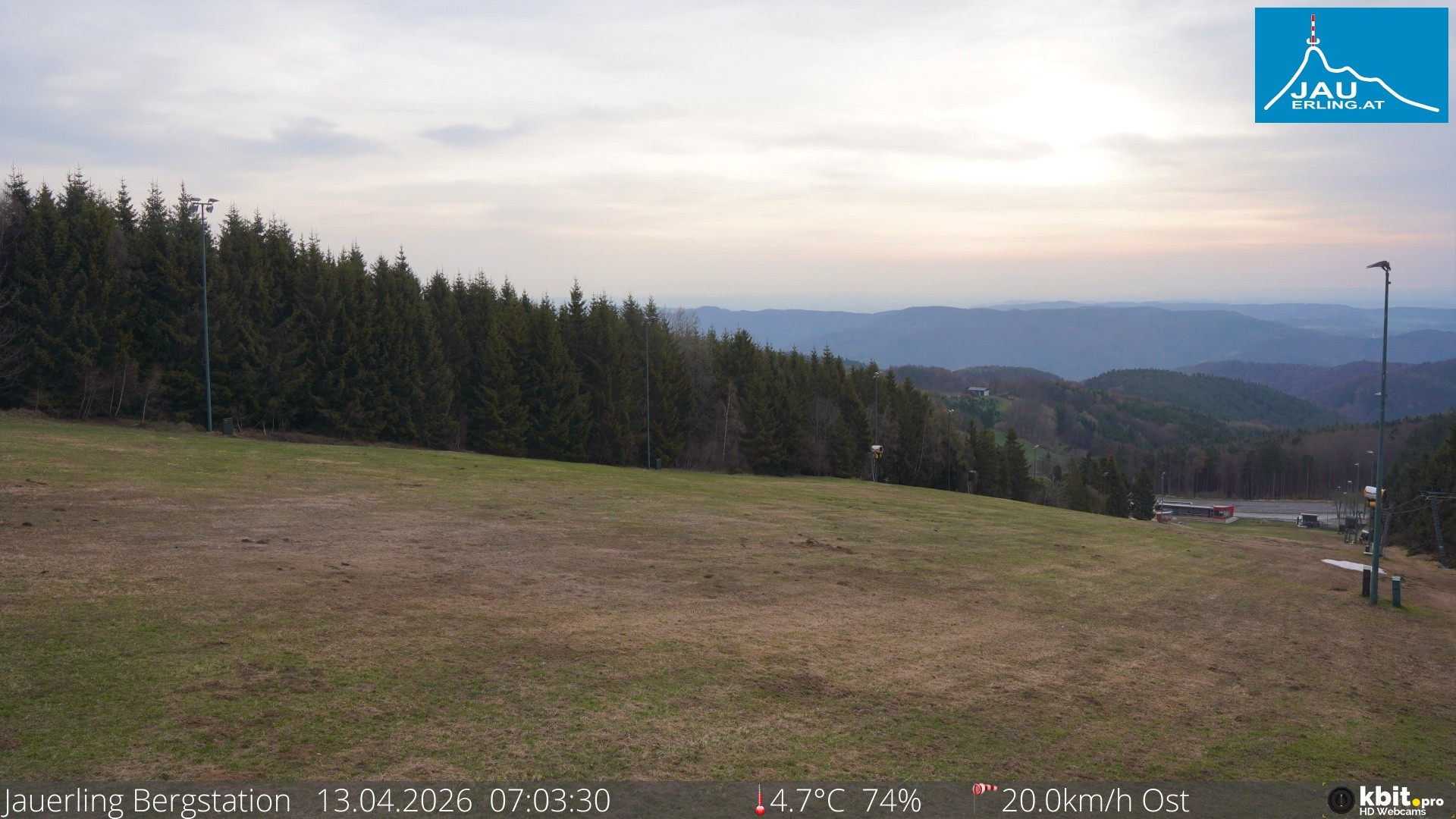 Archiv Foto Webcam Panorama - Bergstation Jauerling