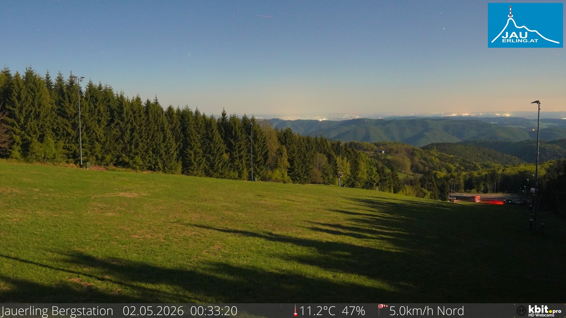 Archiv Foto Webcam Panorama - Bergstation Jauerling