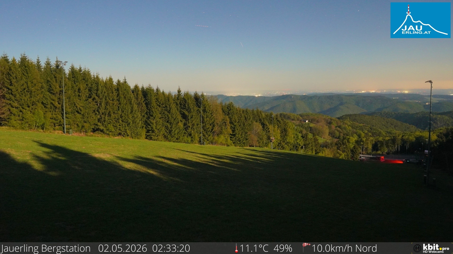 Archiv Foto Webcam Panorama - Bergstation Jauerling
