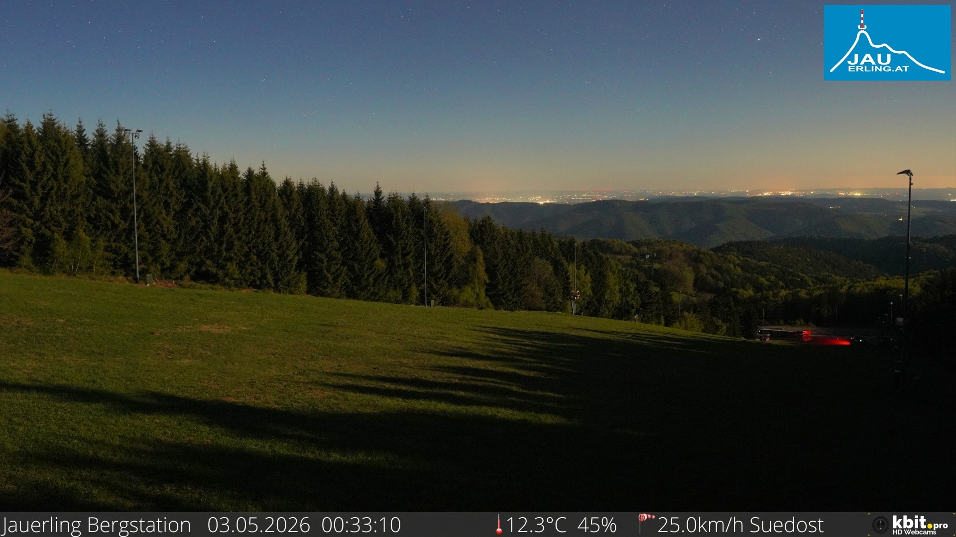 Archiv Foto Webcam Panorama - Bergstation Jauerling