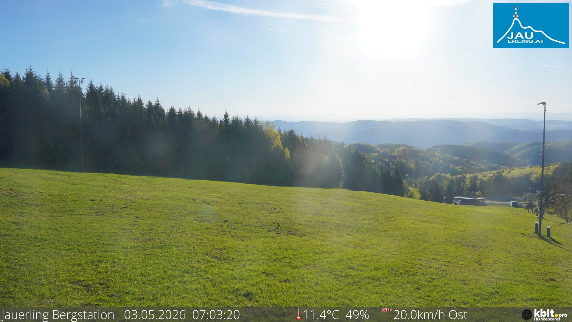 Archiv Foto Webcam Panorama - Bergstation Jauerling
