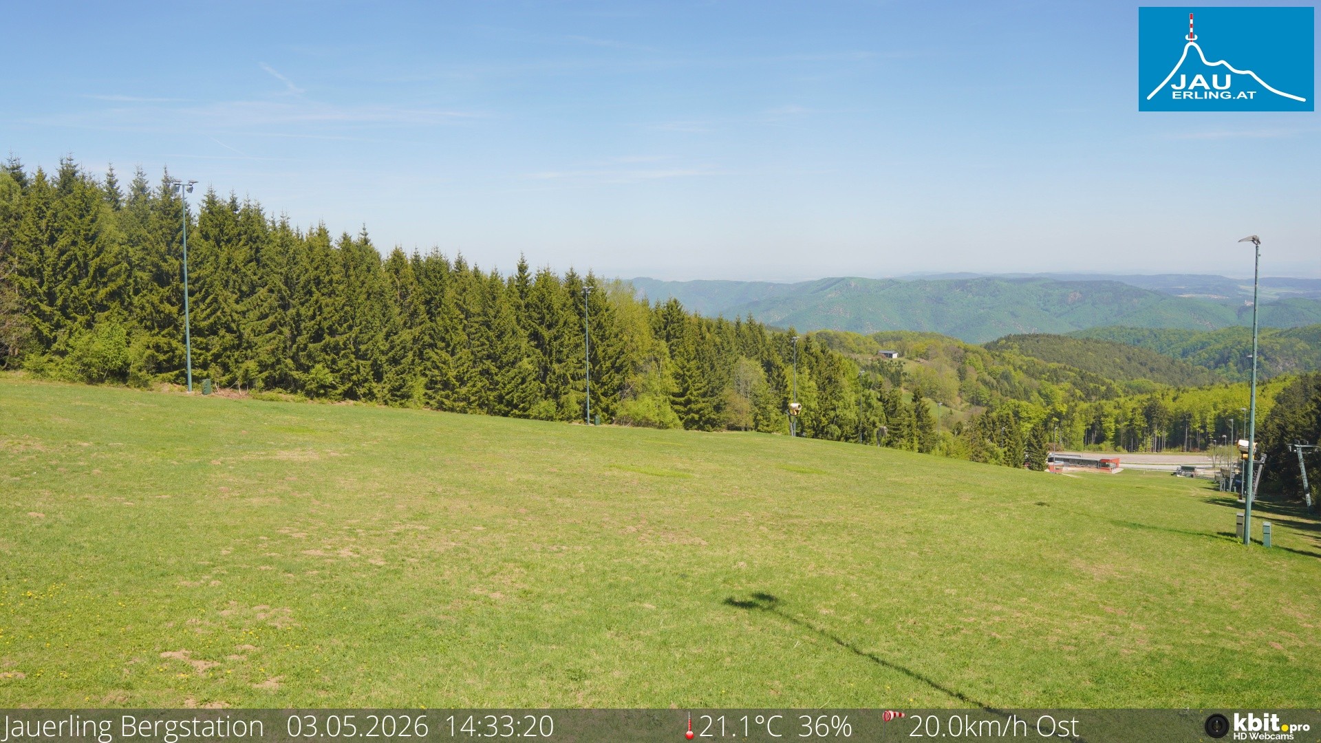 Archiv Foto Webcam Panorama - Bergstation Jauerling