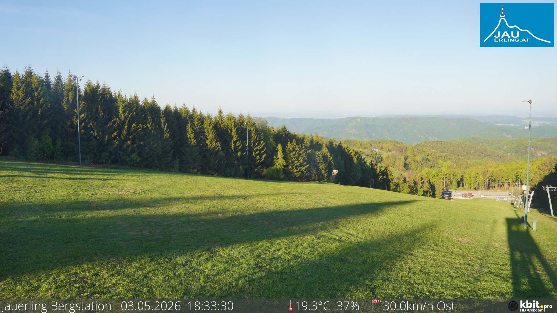 Archiv Foto Webcam Panorama - Bergstation Jauerling