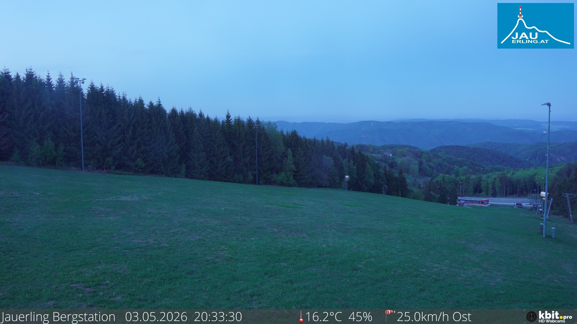 Archiv Foto Webcam Panorama - Bergstation Jauerling