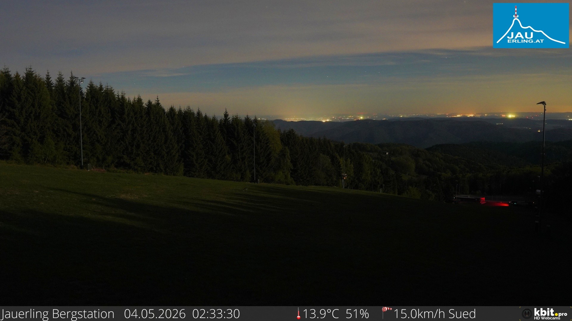 Archived image Webcam Panoramic view - mountain station Jauerling