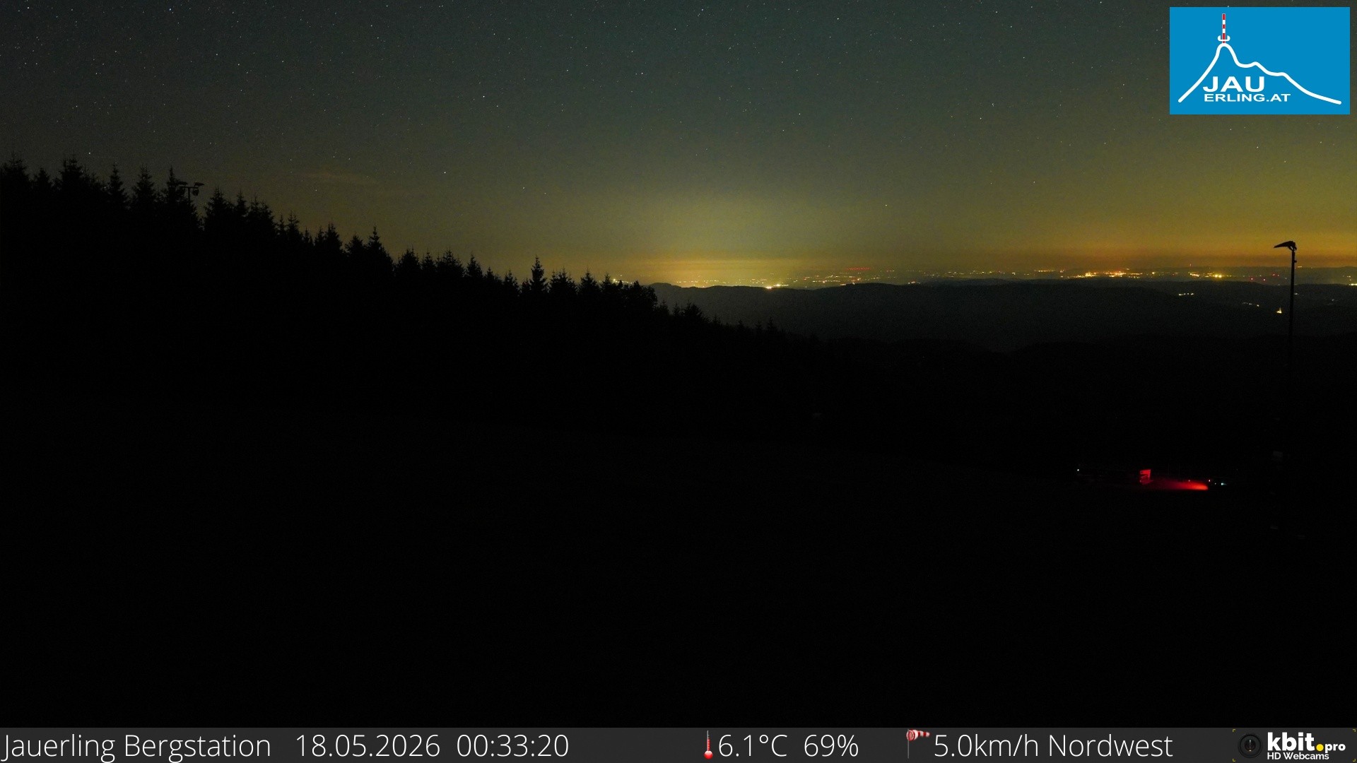 Archiv Foto Webcam Panorama - Bergstation Jauerling