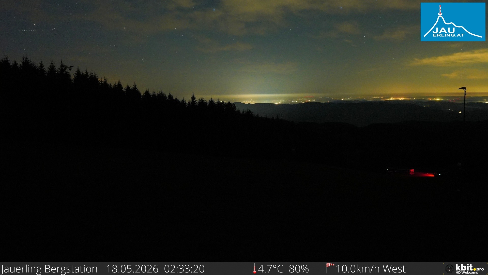 Archiv Foto Webcam Panorama - Bergstation Jauerling