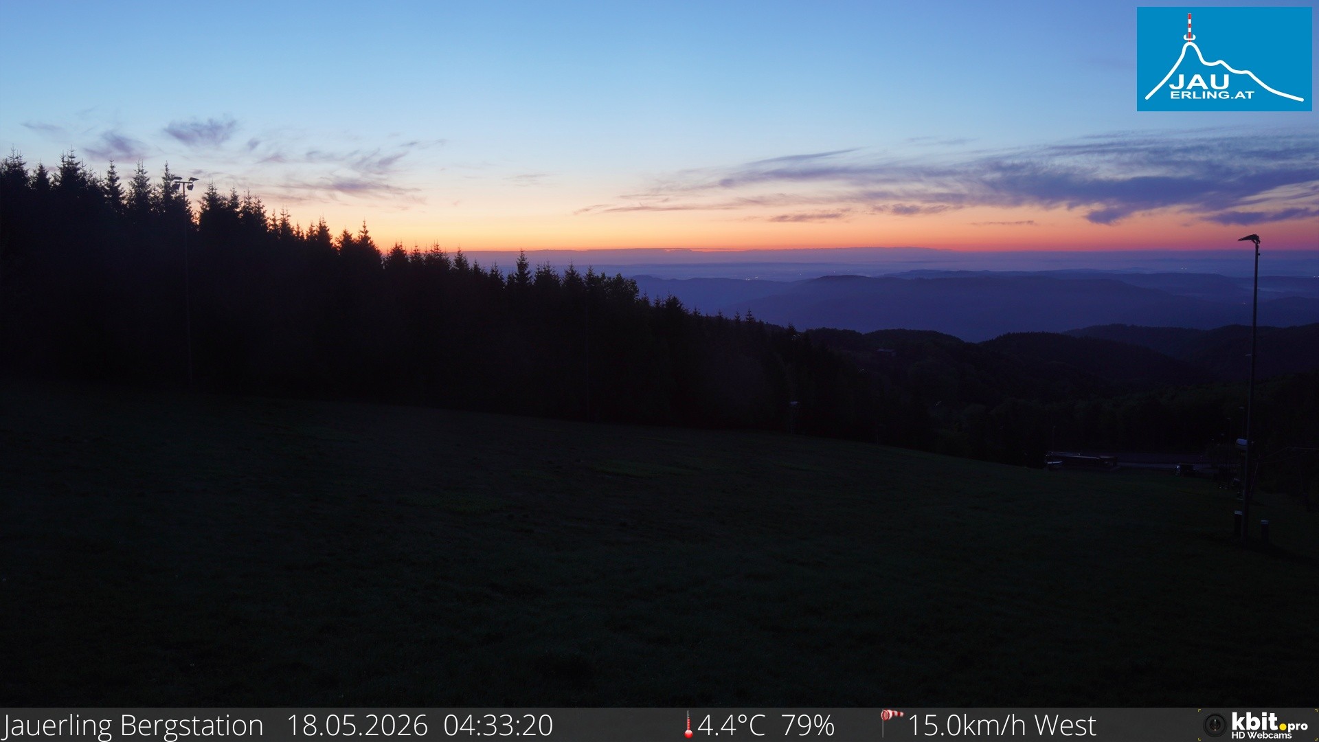 Archiv Foto Webcam Panorama - Bergstation Jauerling