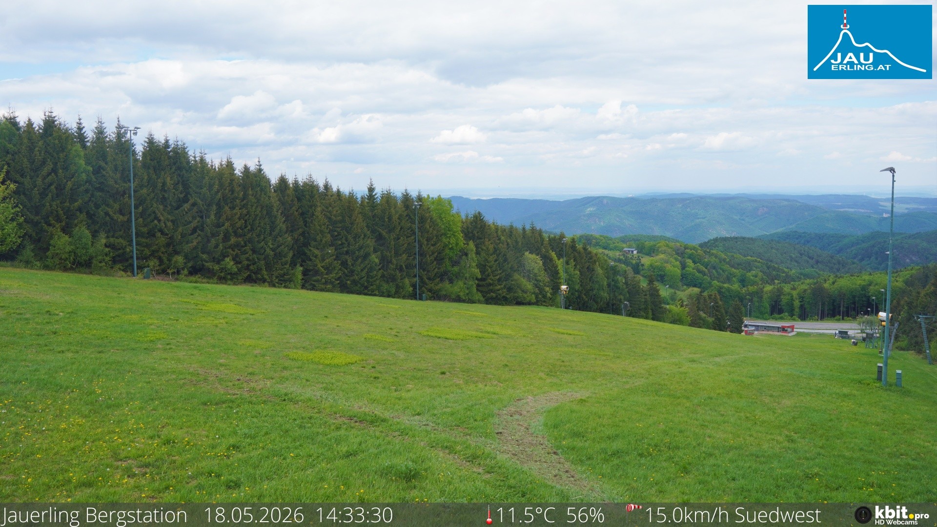 Archiv Foto Webcam Panorama - Bergstation Jauerling