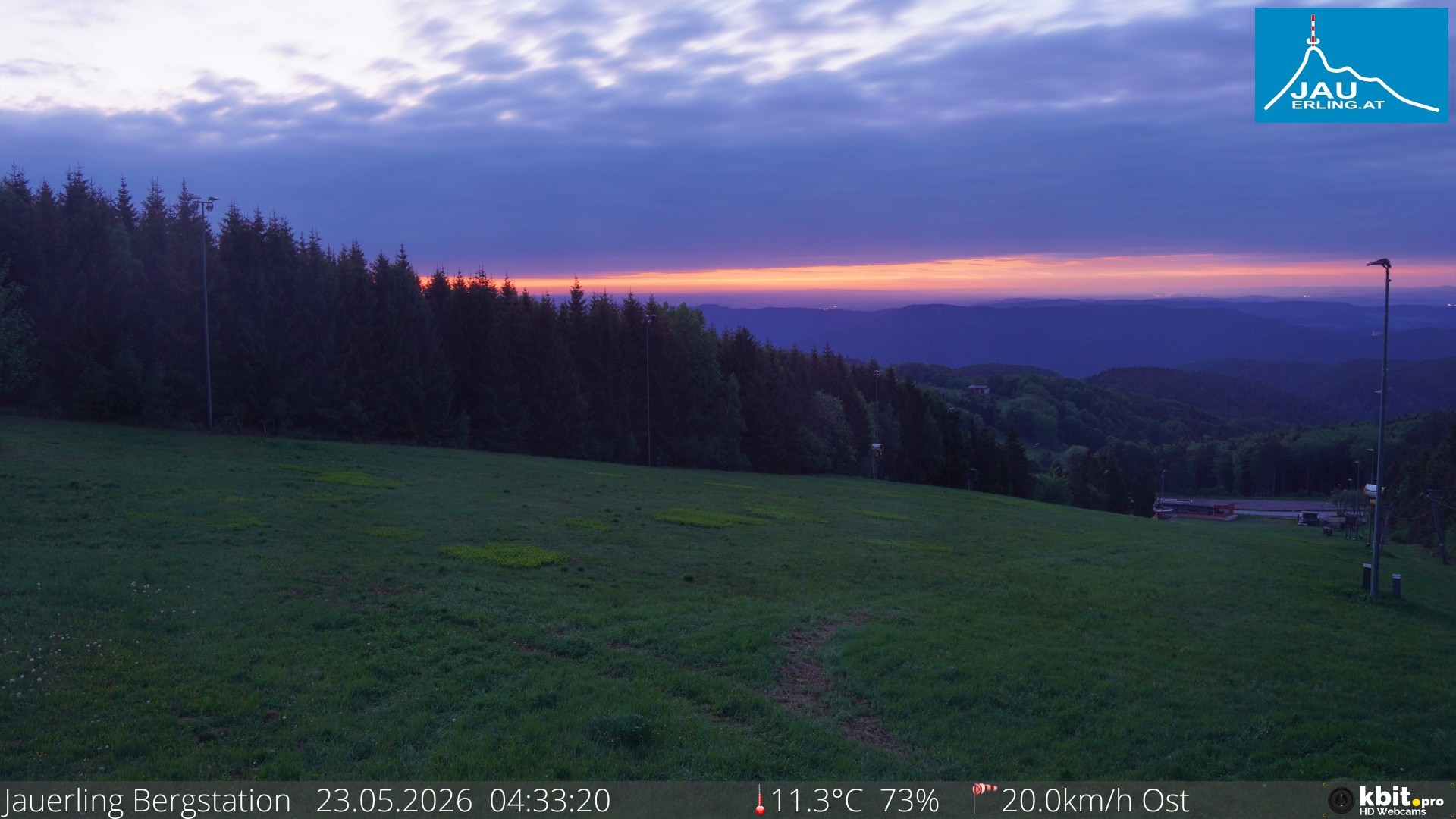 Archiv Foto Webcam Panorama - Bergstation Jauerling