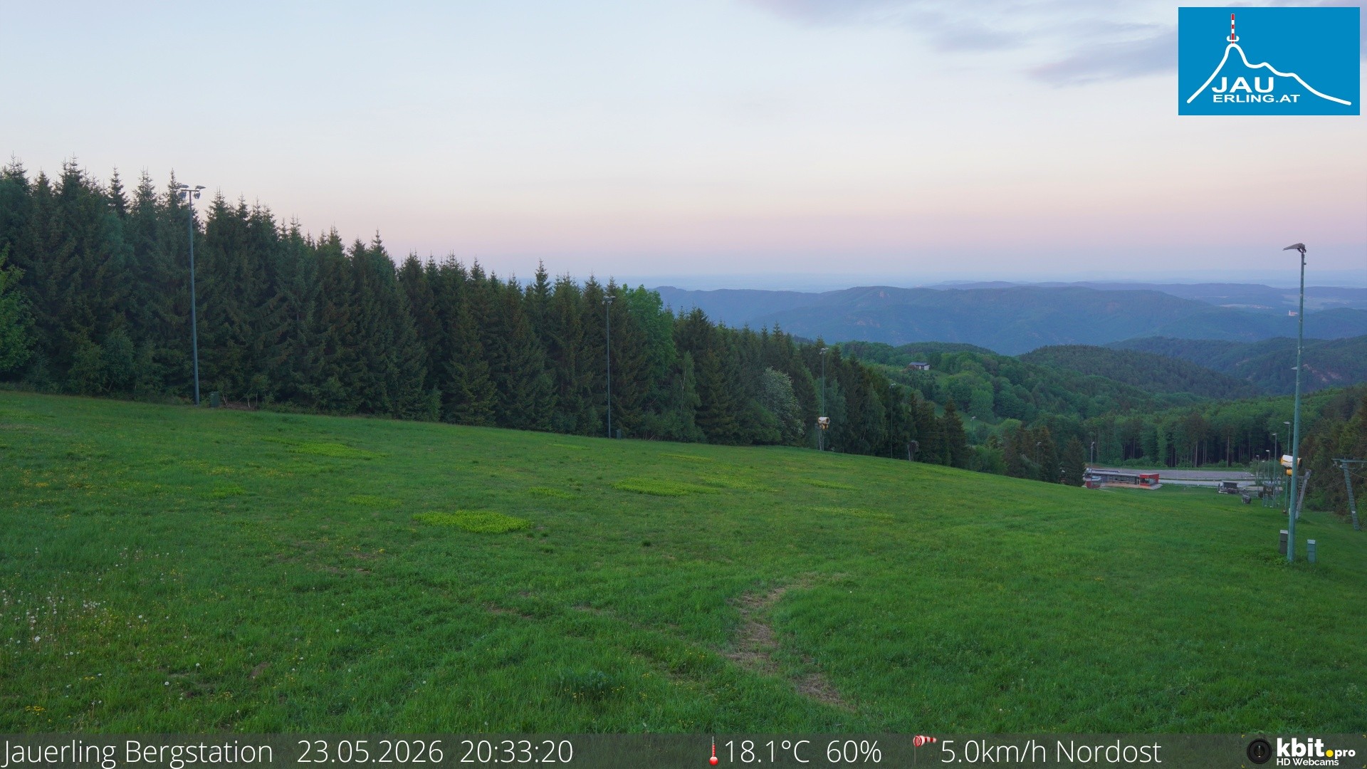 Archiv Foto Webcam Panorama - Bergstation Jauerling