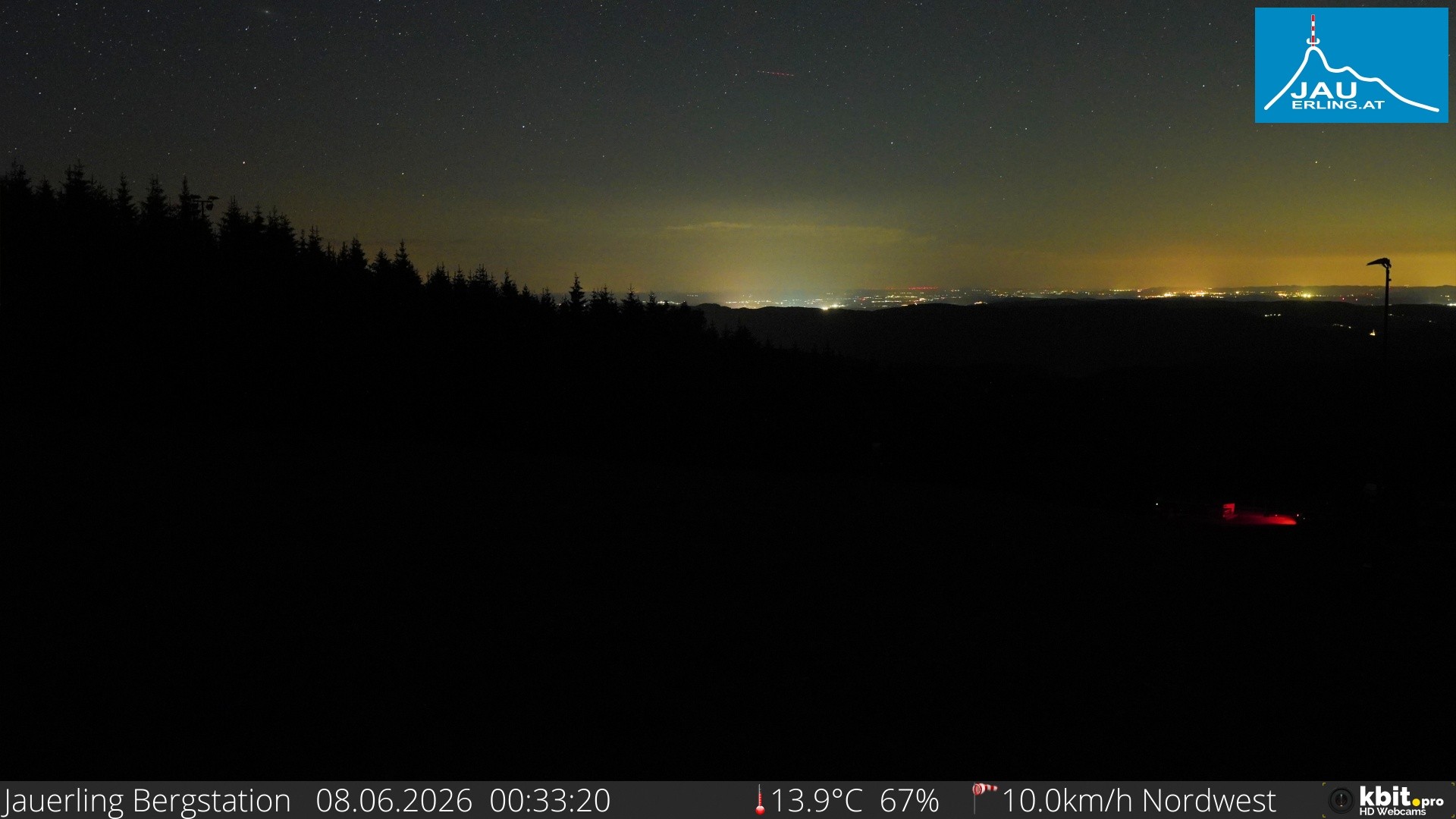 Archiv Foto Webcam Panorama - Bergstation Jauerling