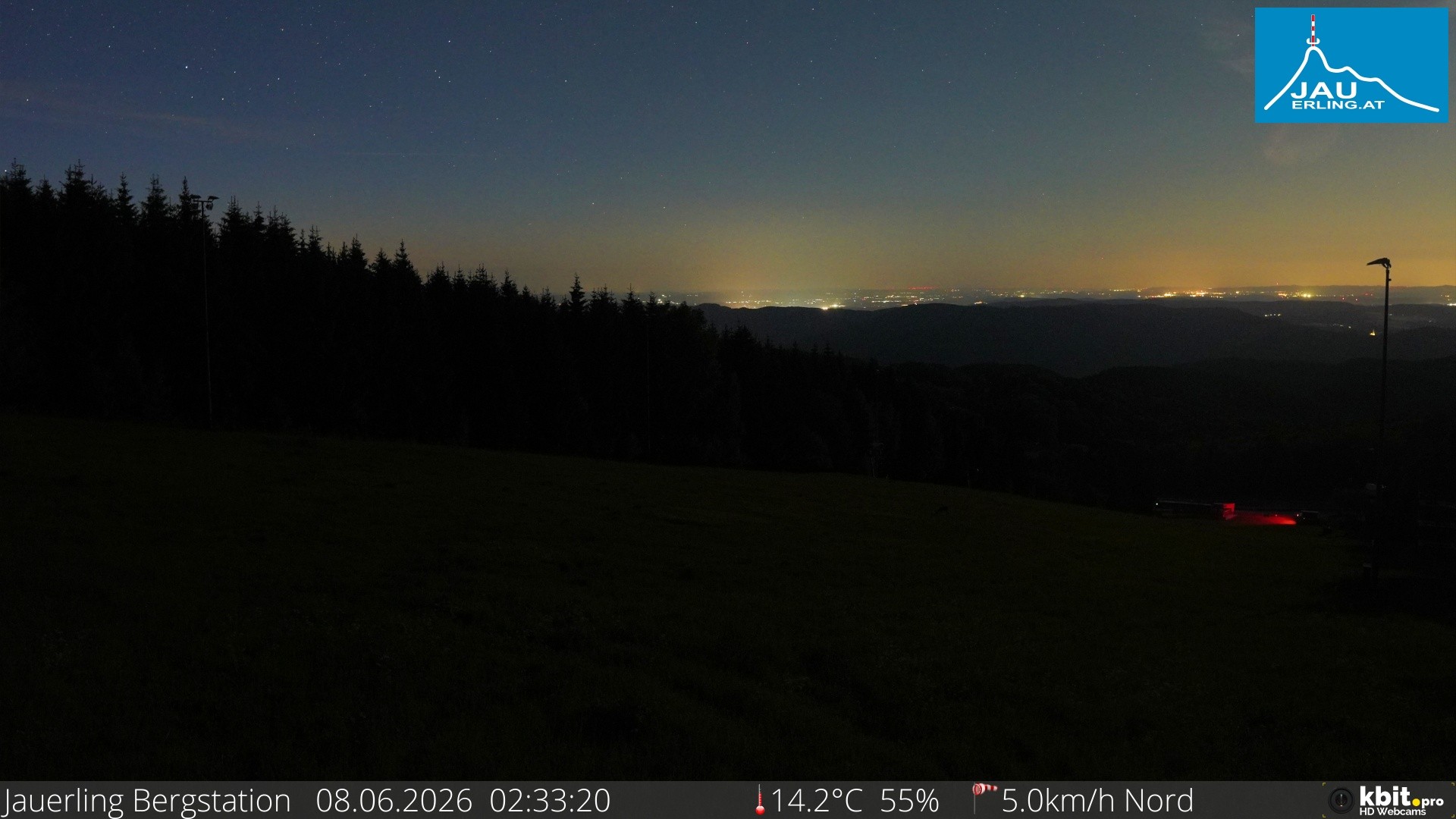 Archiv Foto Webcam Panorama - Bergstation Jauerling