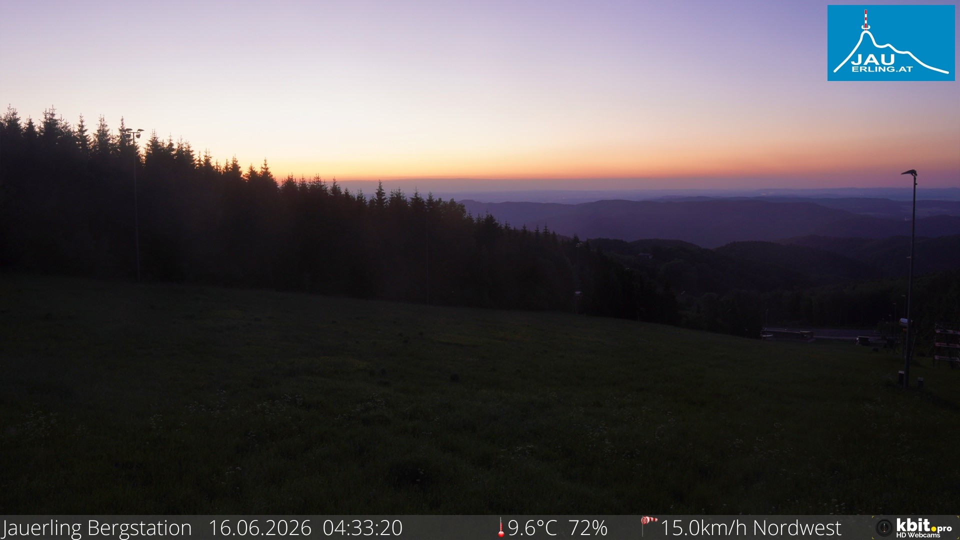 Archiv Foto Webcam Panorama - Bergstation Jauerling