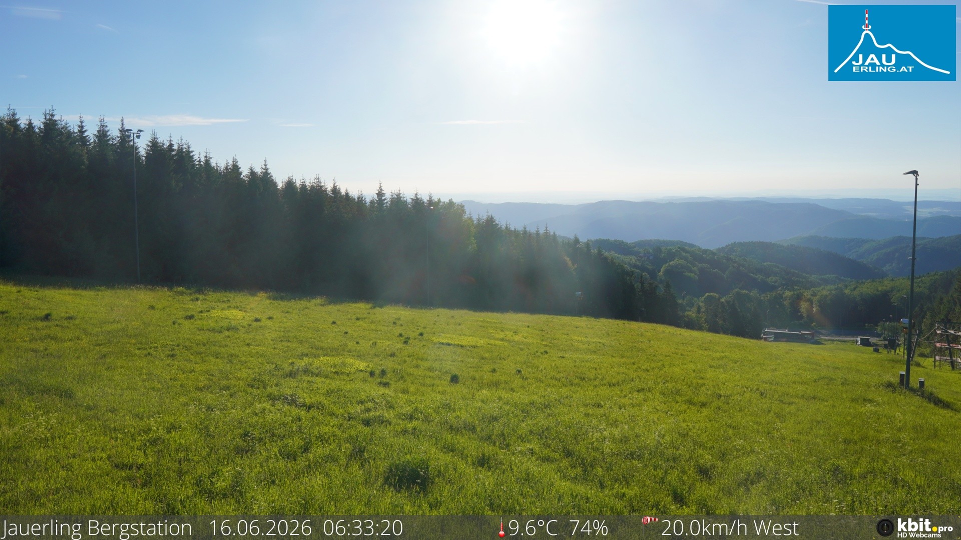 Archiv Foto Webcam Panorama - Bergstation Jauerling
