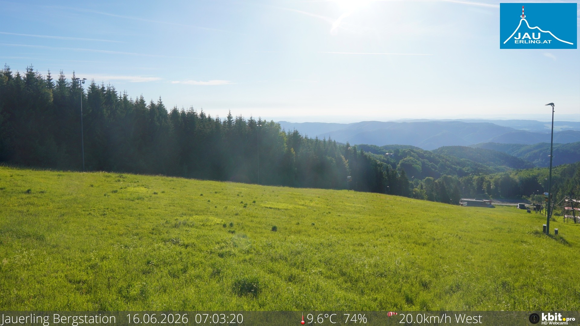 Archiv Foto Webcam Panorama - Bergstation Jauerling