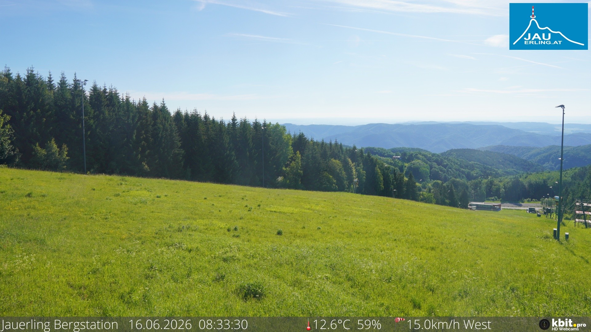 Archiv Foto Webcam Panorama - Bergstation Jauerling