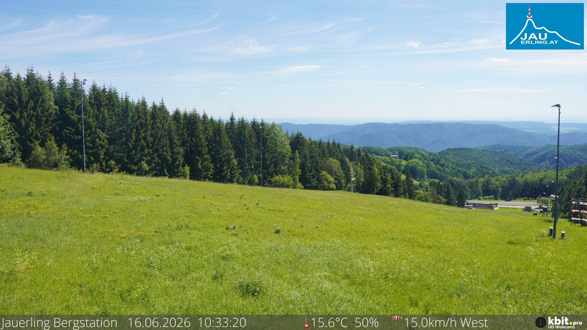 Archiv Foto Webcam Panorama - Bergstation Jauerling