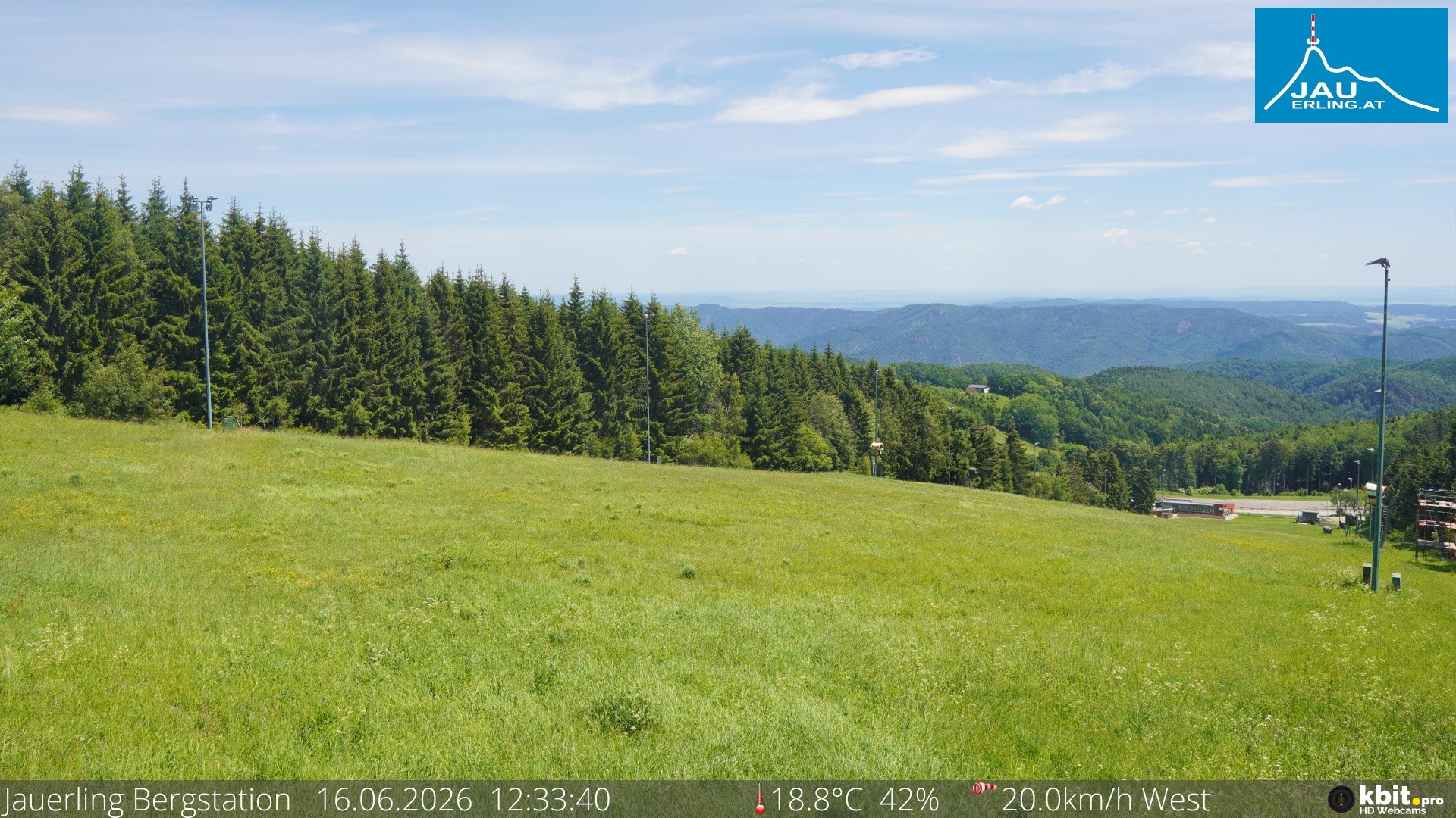 Archiv Foto Webcam Panorama - Bergstation Jauerling