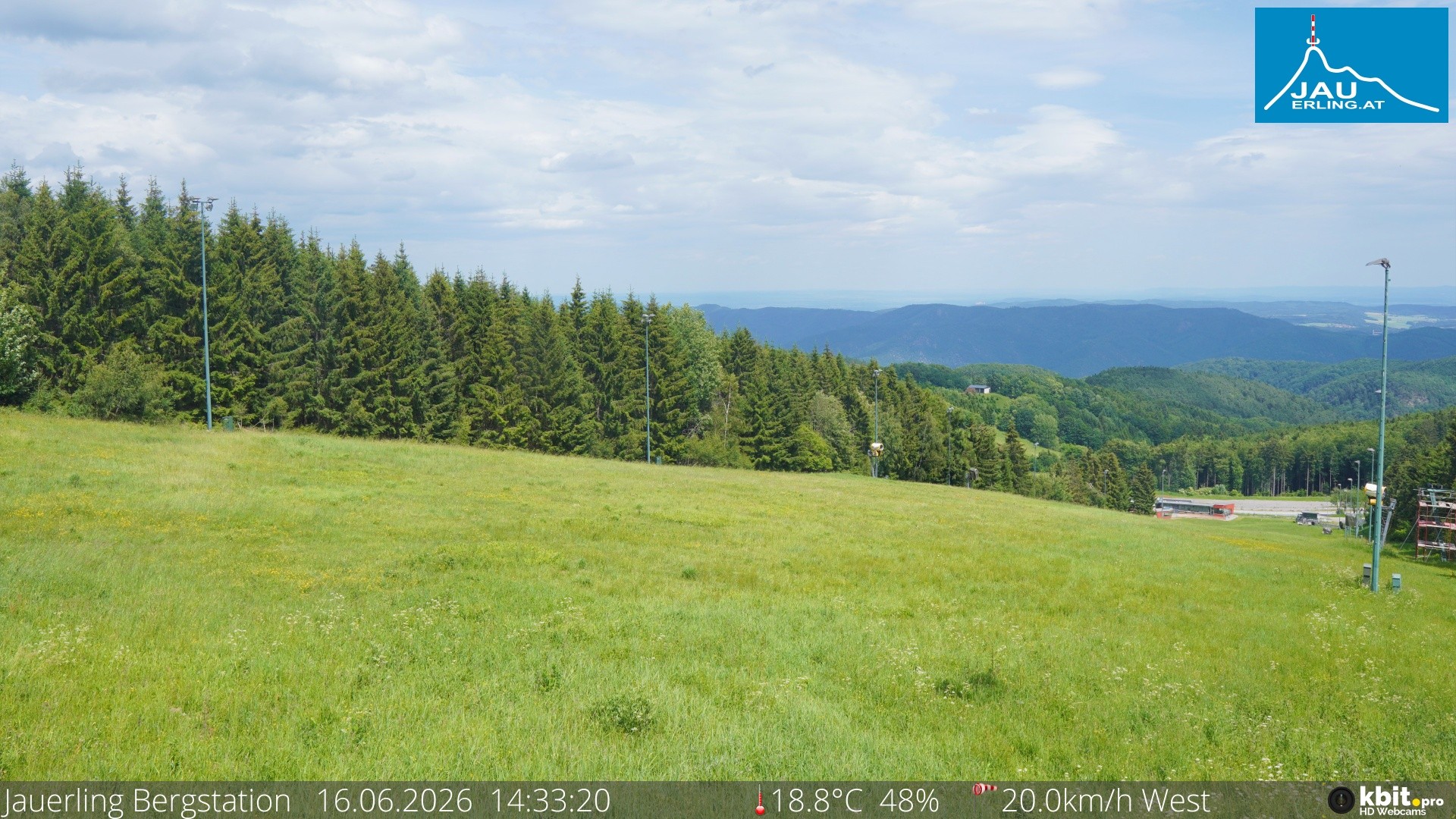 Archiv Foto Webcam Panorama - Bergstation Jauerling