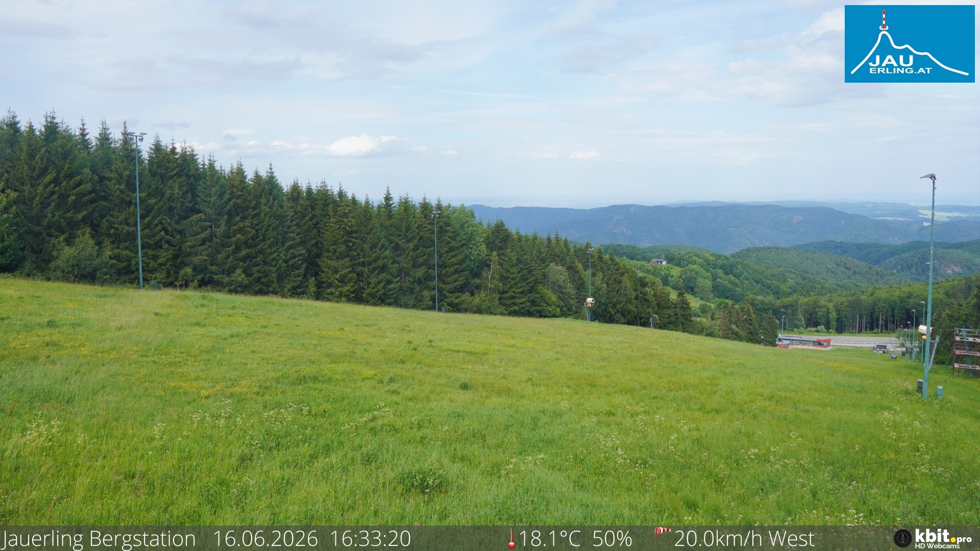 Archiv Foto Webcam Panorama - Bergstation Jauerling