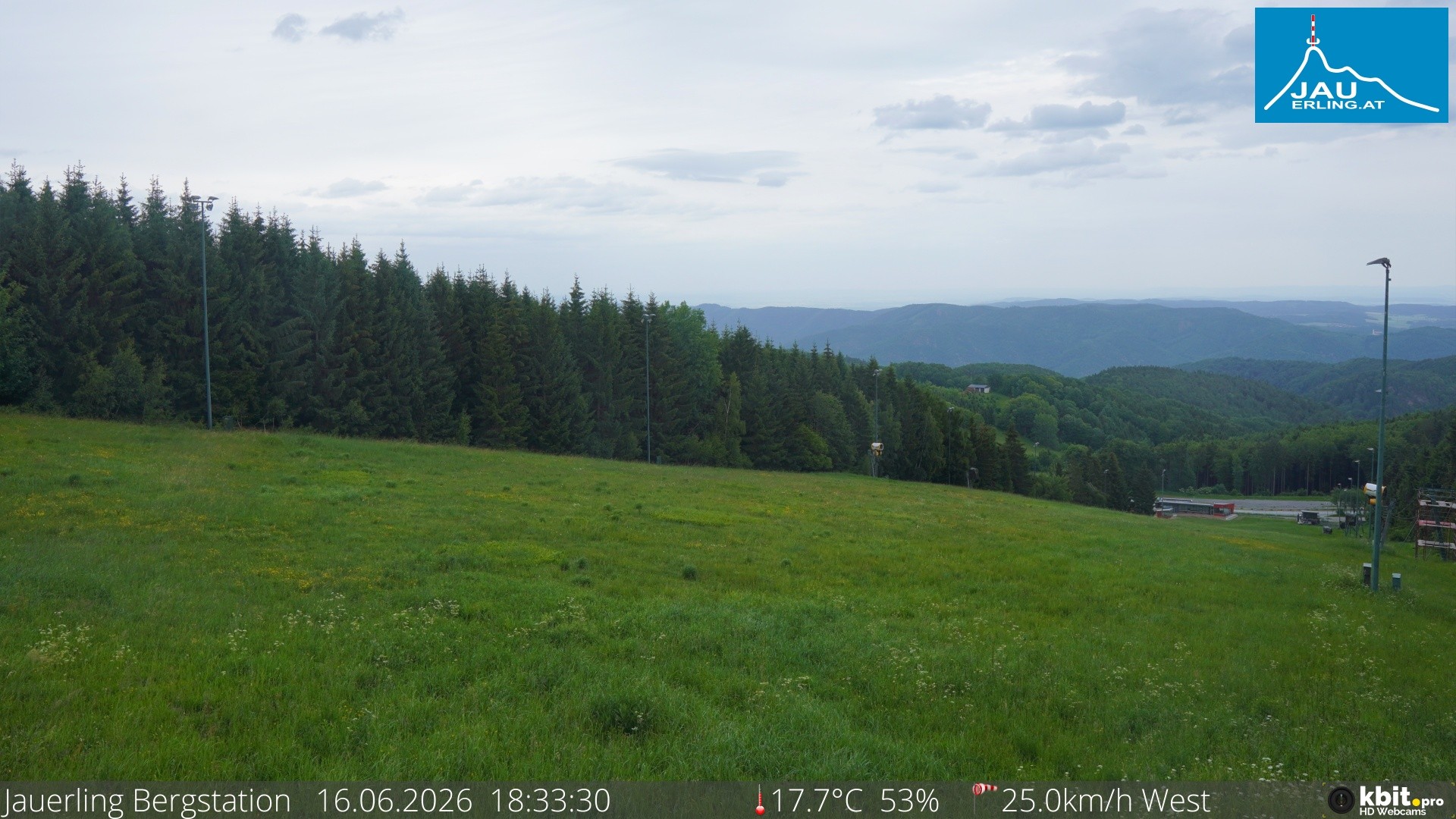 Archiv Foto Webcam Panorama - Bergstation Jauerling