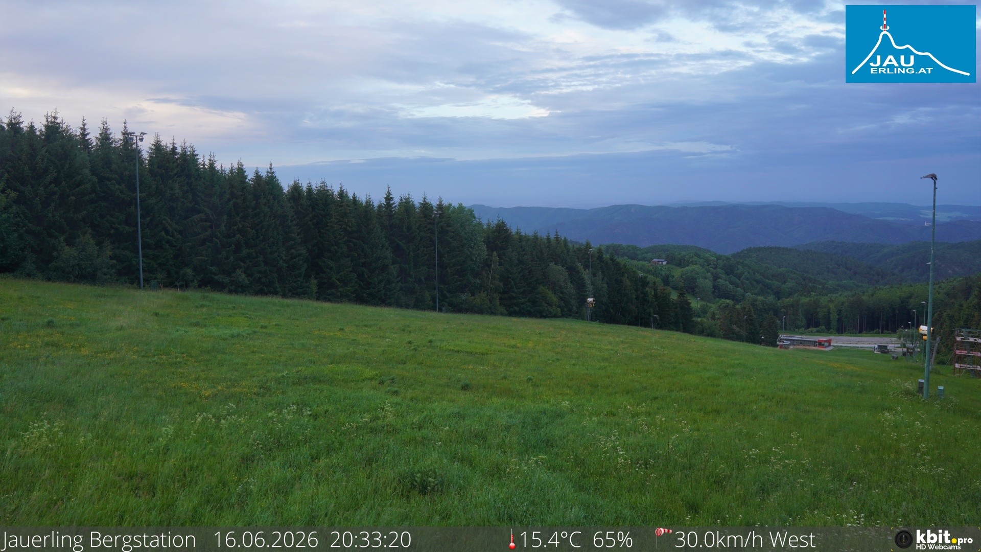 Archiv Foto Webcam Panorama - Bergstation Jauerling