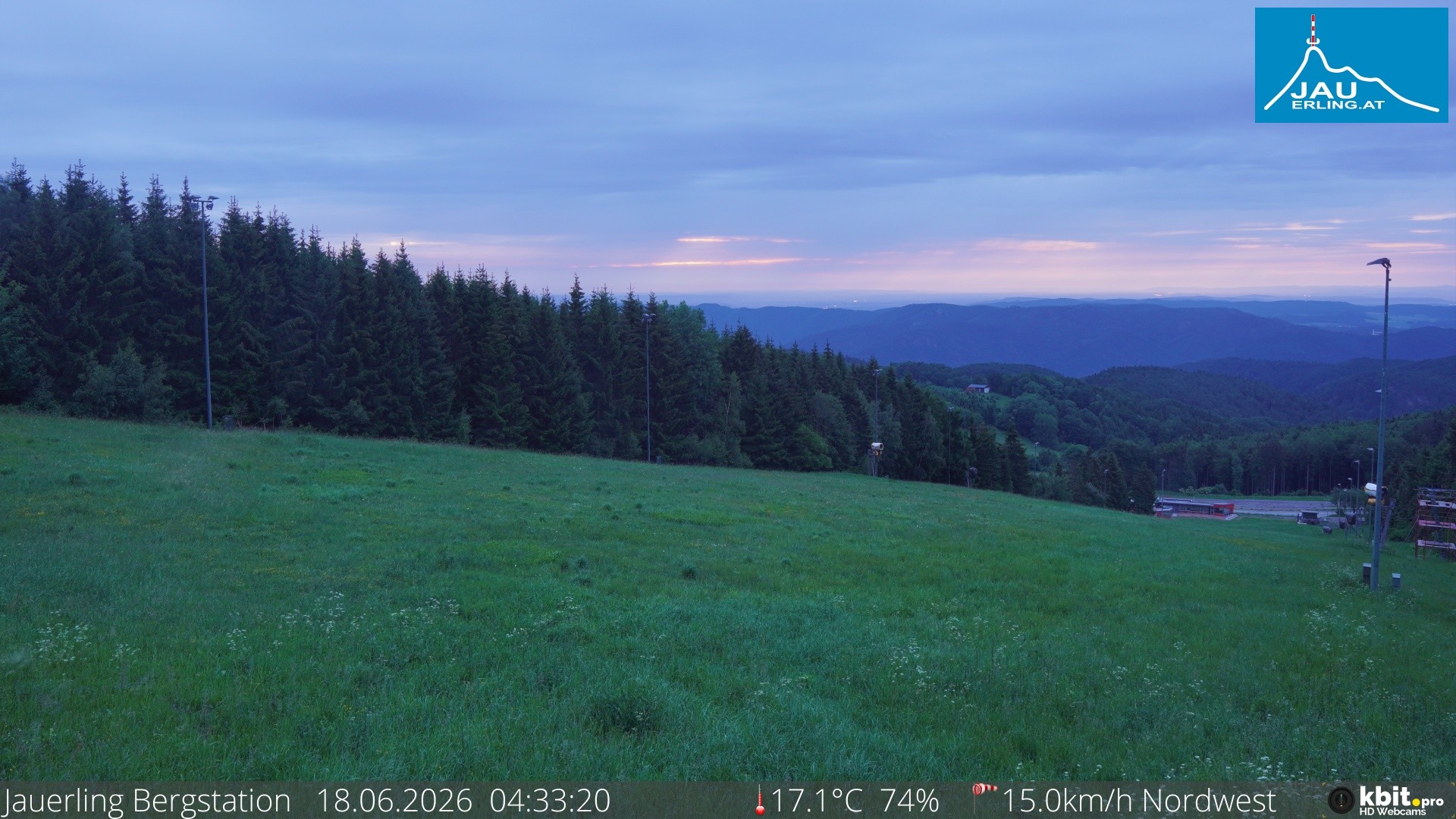 Archiv Foto Webcam Panorama - Bergstation Jauerling