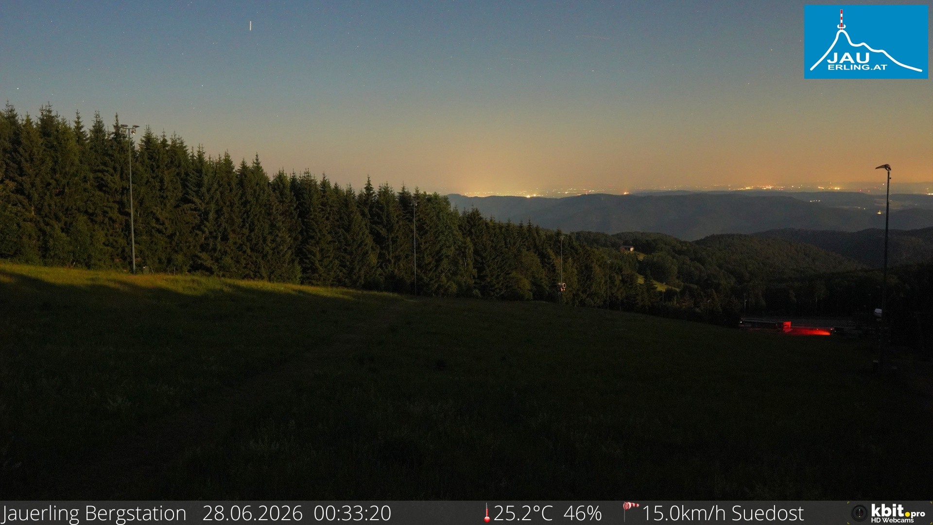Archiv Foto Webcam Panorama - Bergstation Jauerling