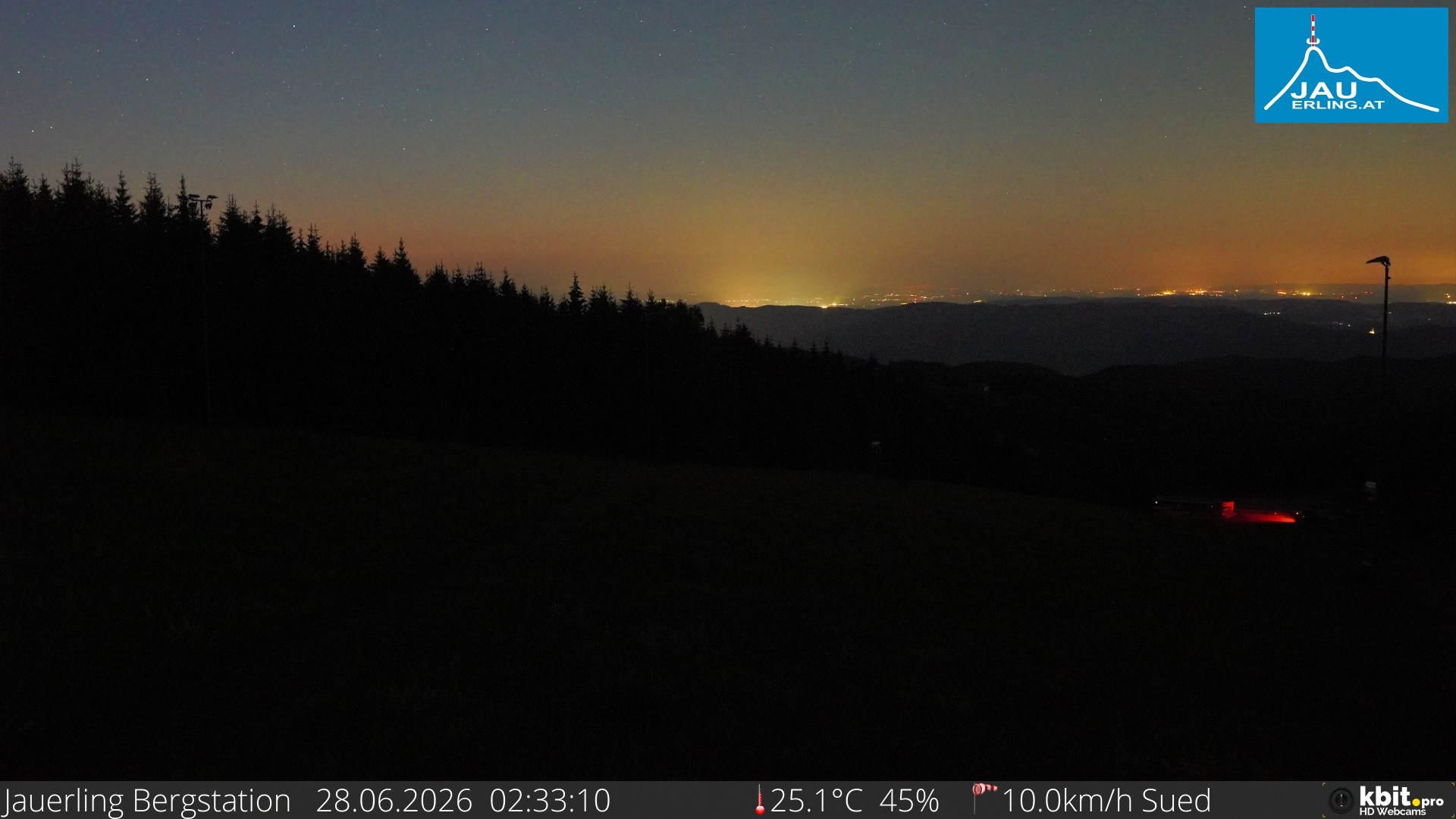 Archiv Foto Webcam Panorama - Bergstation Jauerling
