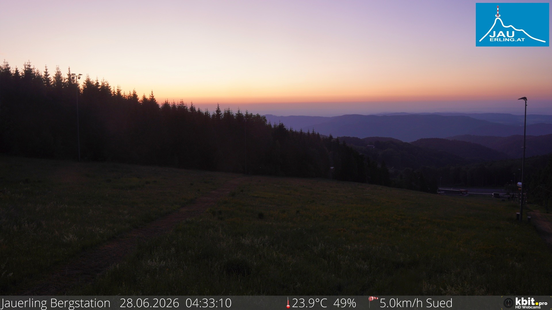 Archiv Foto Webcam Panorama - Bergstation Jauerling