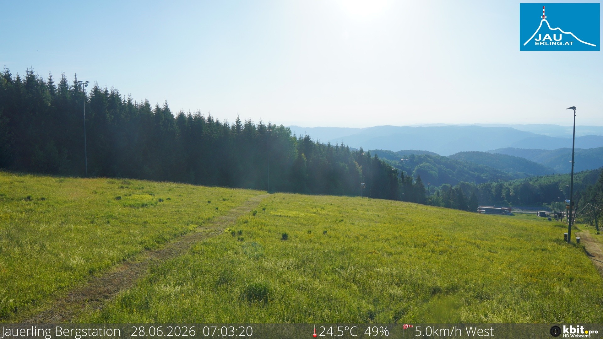 Archiv Foto Webcam Panorama - Bergstation Jauerling