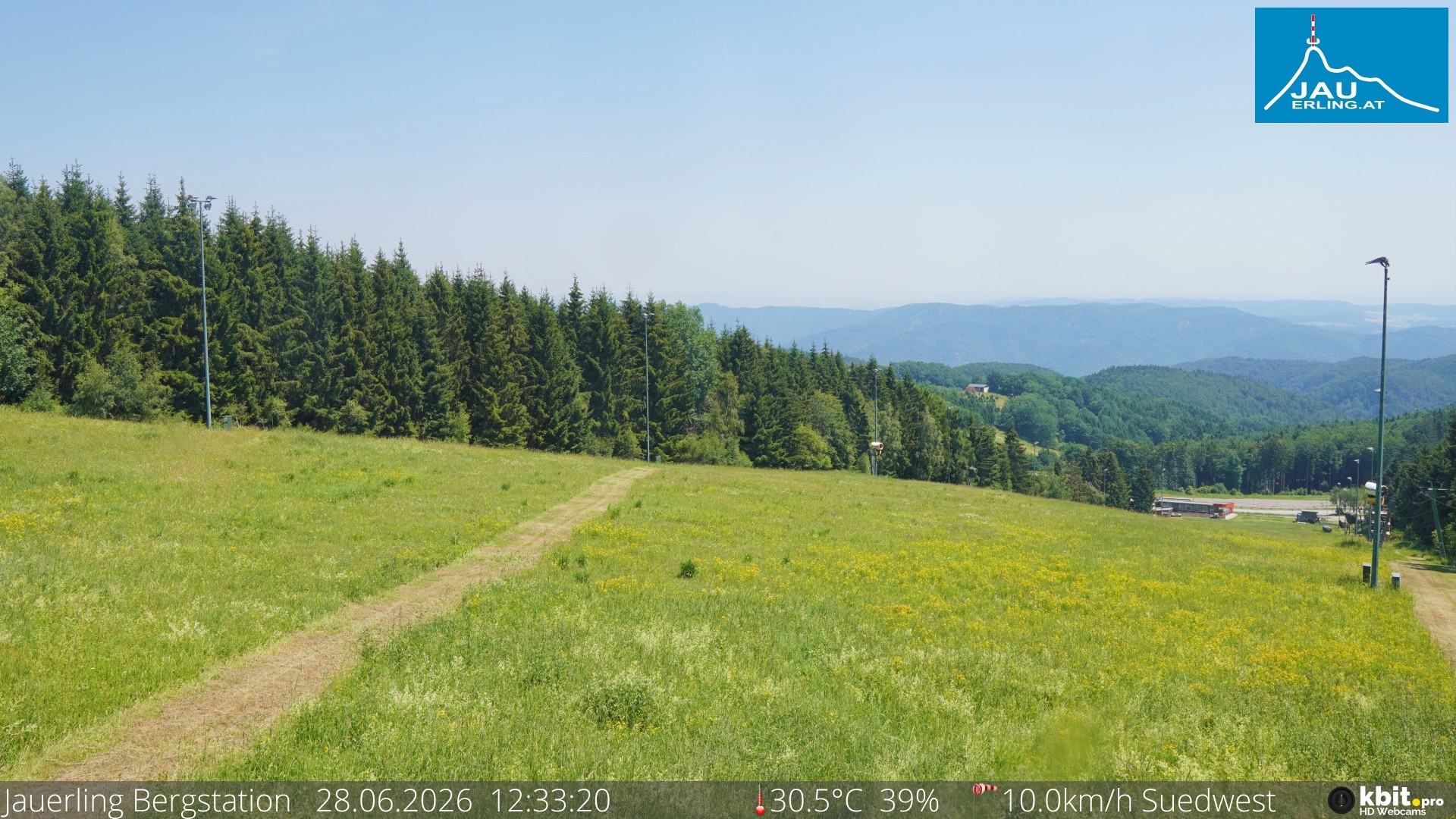 Archiv Foto Webcam Panorama - Bergstation Jauerling