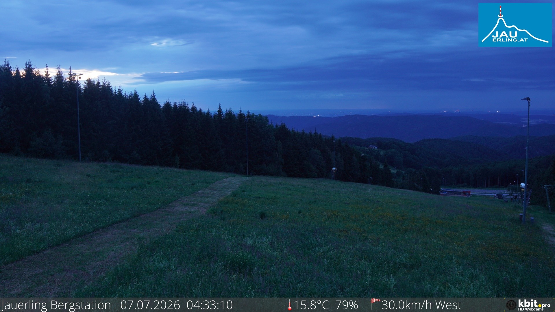 Archiv Foto Webcam Panorama - Bergstation Jauerling