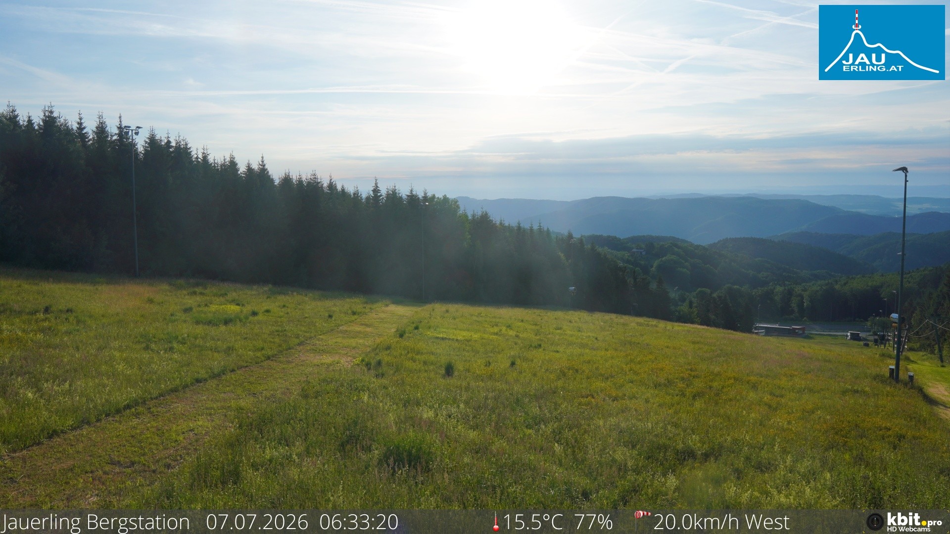 Archiv Foto Webcam Panorama - Bergstation Jauerling