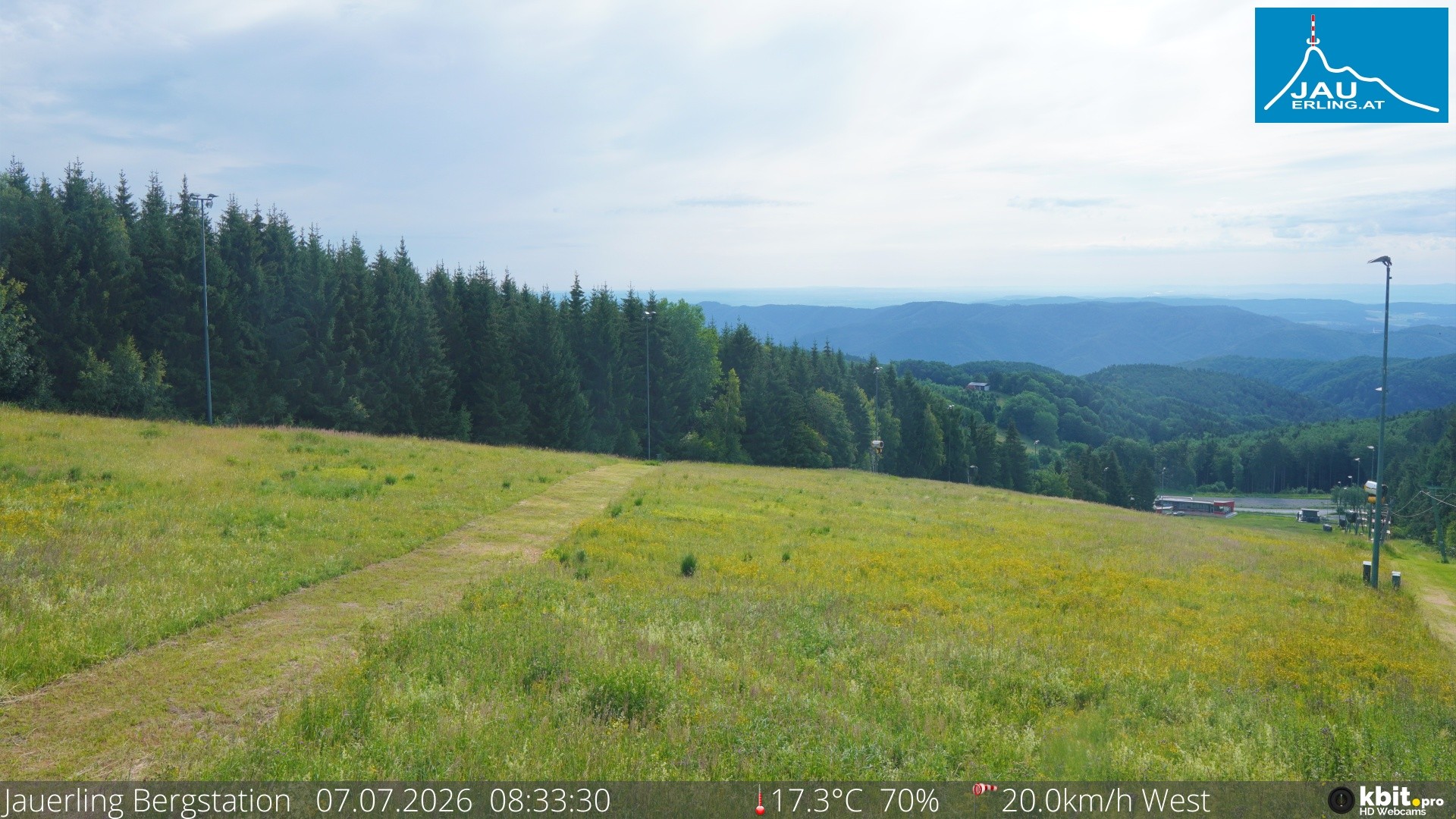 Archiv Foto Webcam Panorama - Bergstation Jauerling