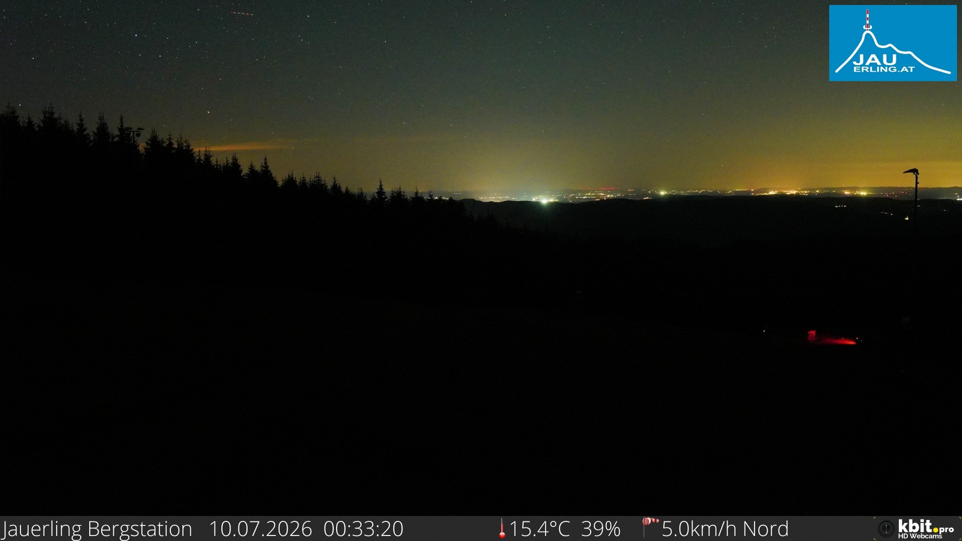 Archiv Foto Webcam Panorama - Bergstation Jauerling