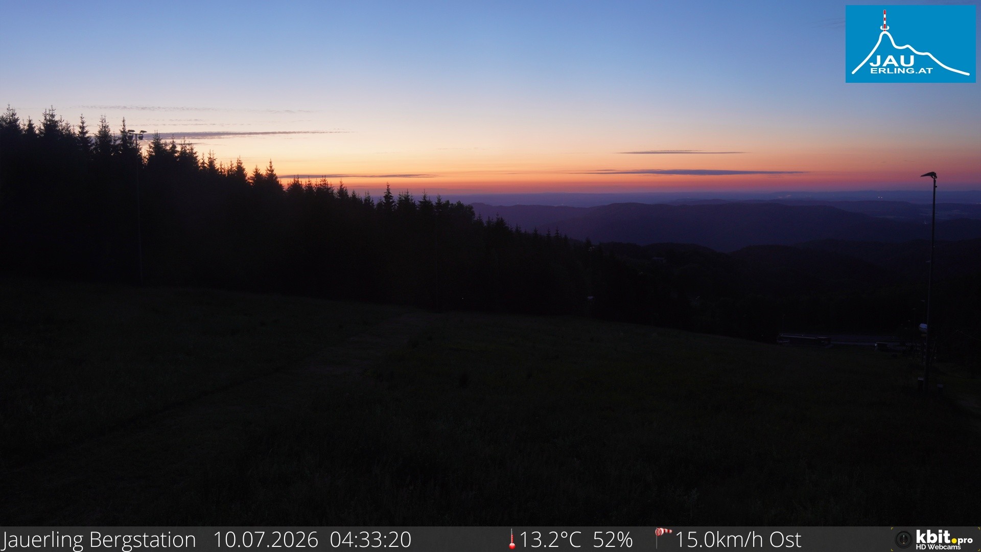 Archiv Foto Webcam Panorama - Bergstation Jauerling