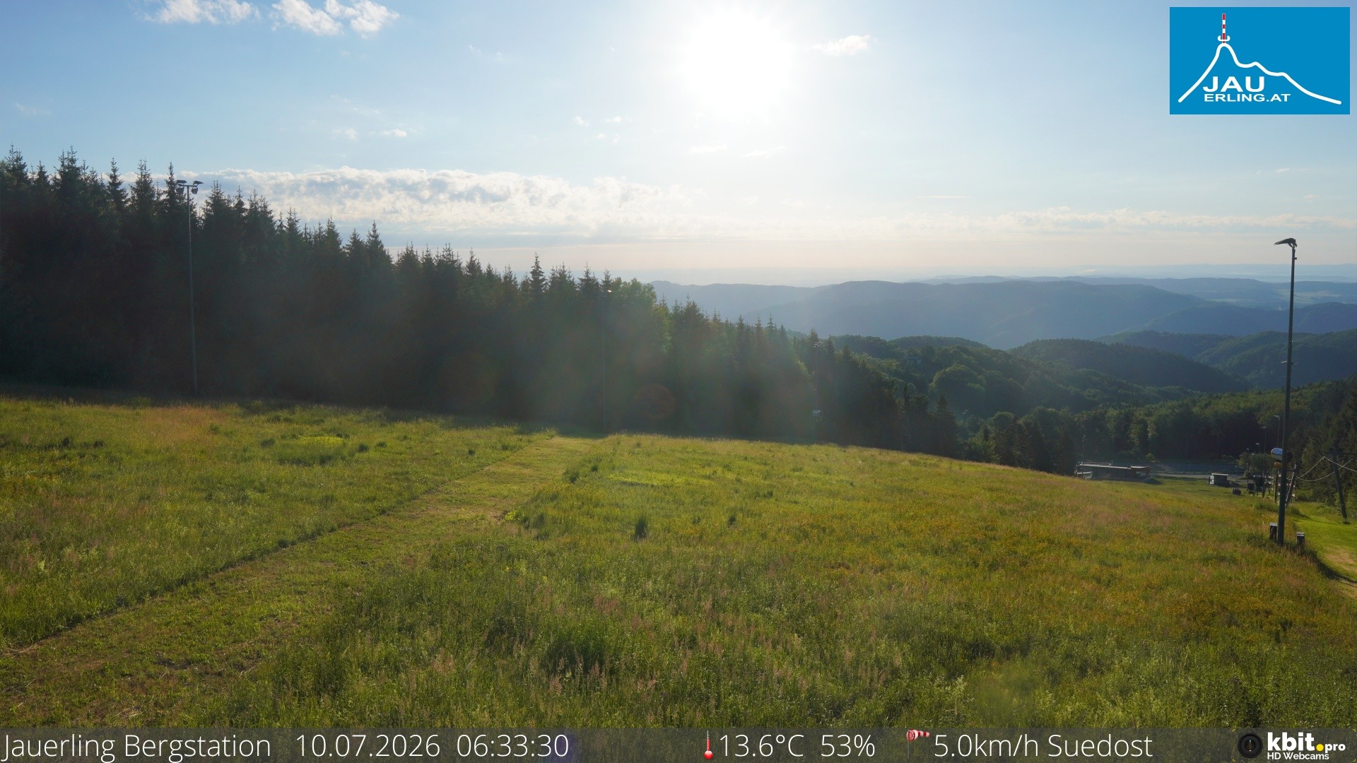 Archiv Foto Webcam Panorama - Bergstation Jauerling