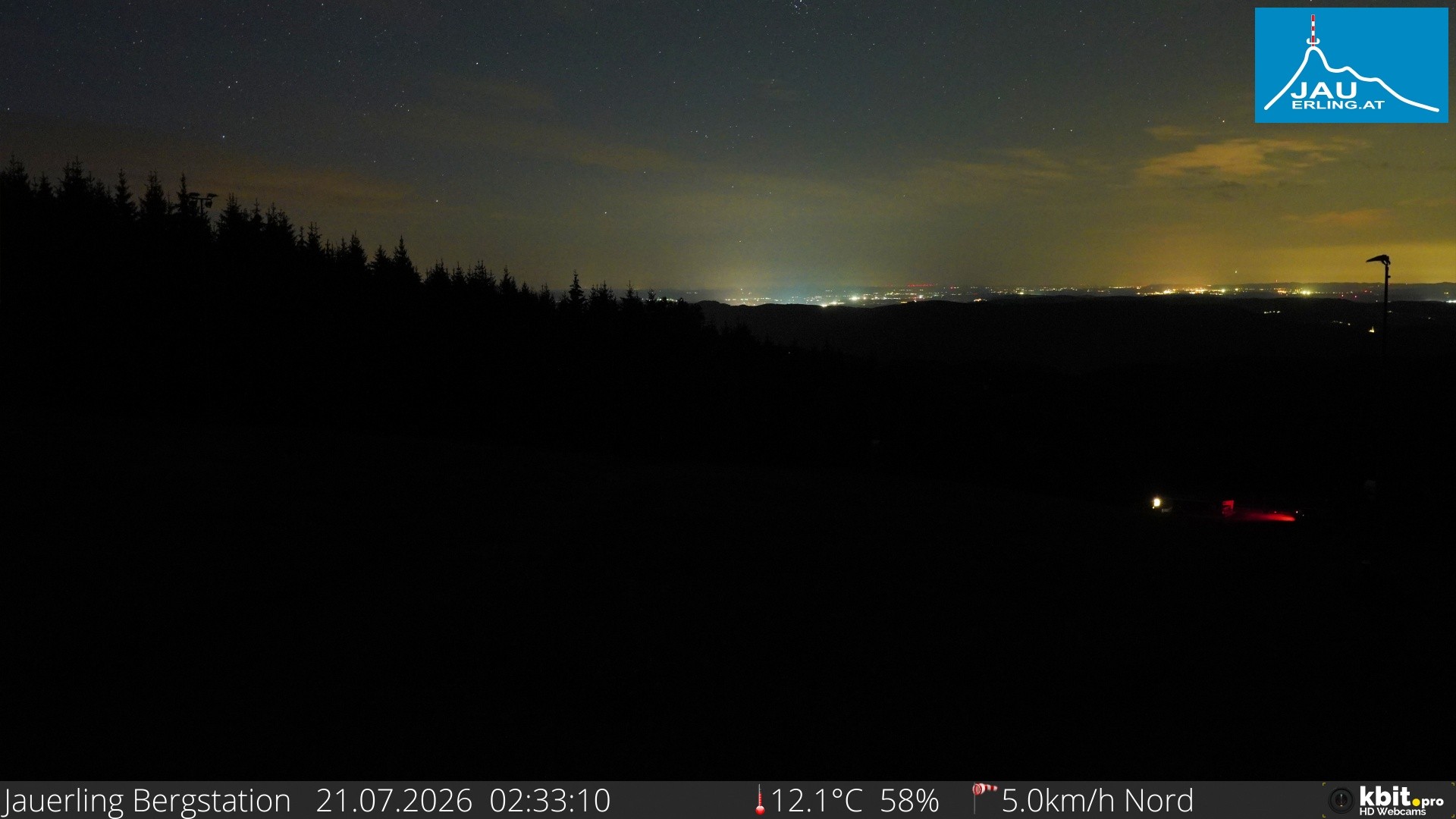 Archiv Foto Webcam Panorama - Bergstation Jauerling