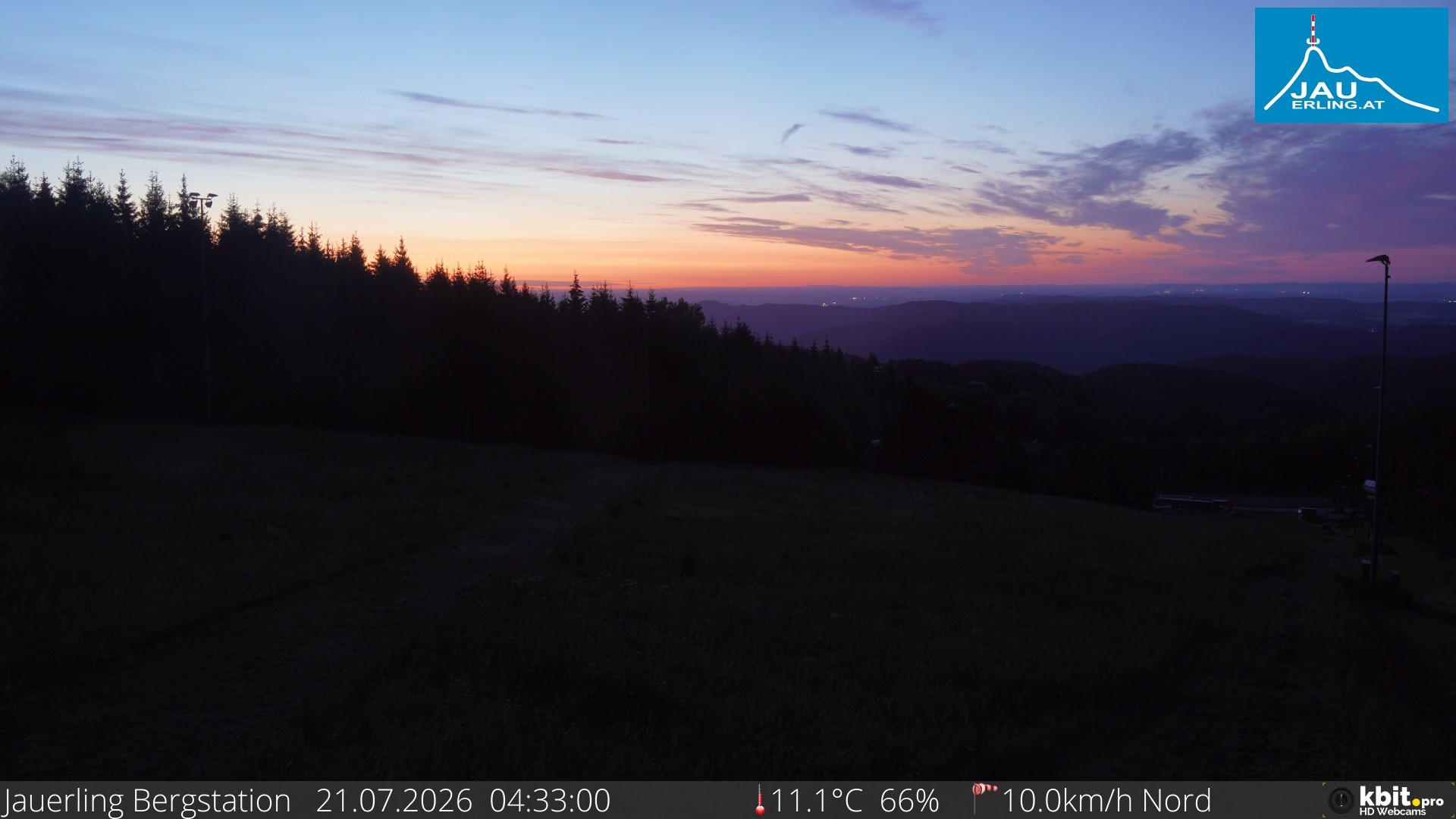 Archiv Foto Webcam Panorama - Bergstation Jauerling