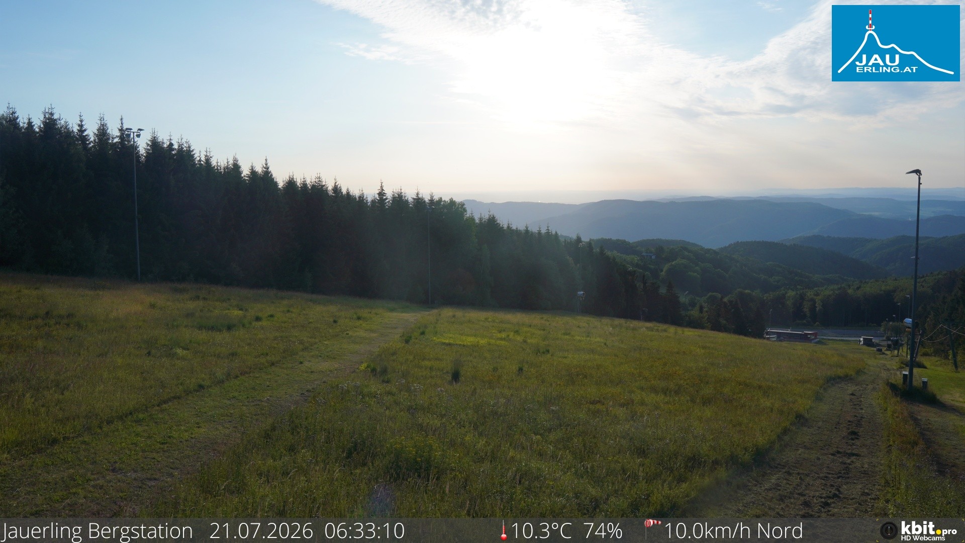 Archiv Foto Webcam Panorama - Bergstation Jauerling