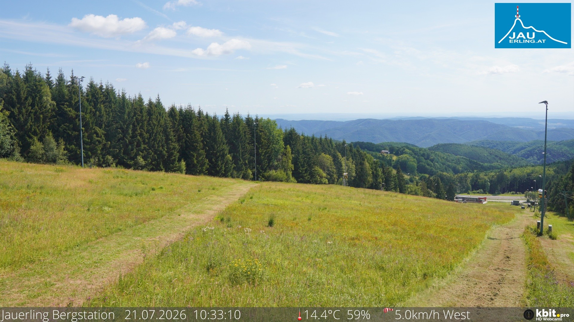Archiv Foto Webcam Panorama - Bergstation Jauerling